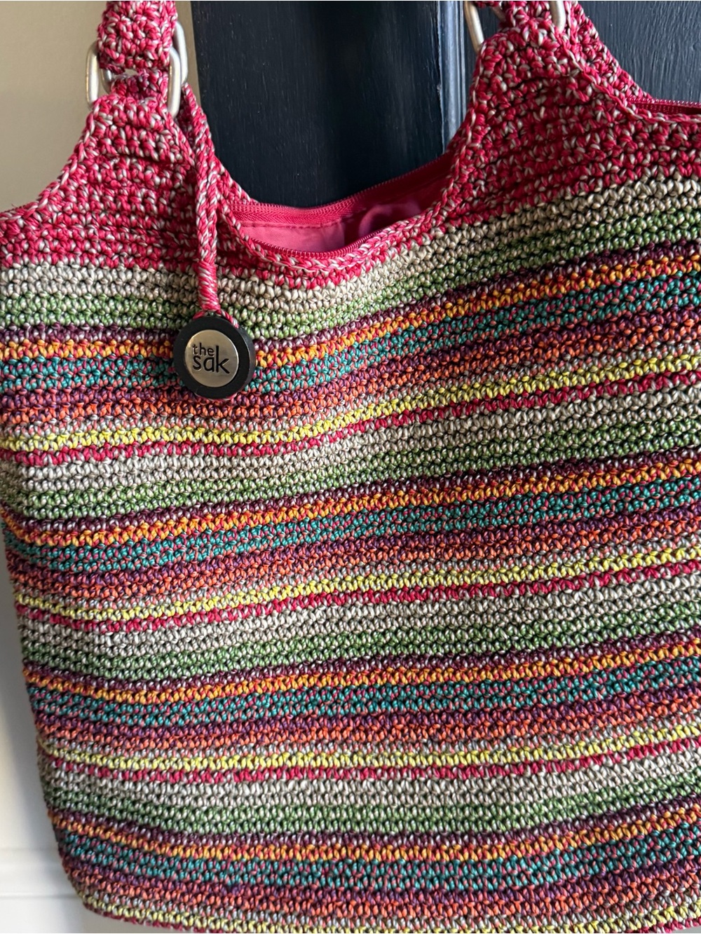 The Sak “Belle” Crochet Shoulder Bag